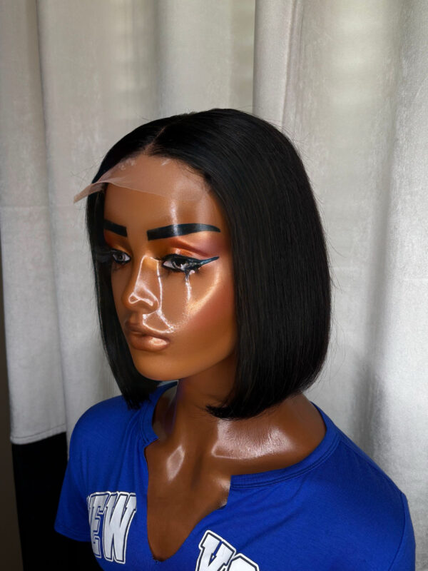 BeLady 8-16 inches Glueless Ready To Wear Short Bob Wigs Transparent Pre Cut Lace Wig 200_
