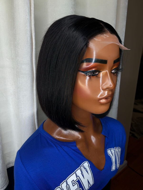 BeLady 8-16 inches Glueless Ready To Wear Short Bob Wigs Transparent Pre Cut Lace Wig 200_