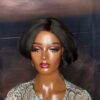 BeLady 8-12 Inch 13x4 Lace Front Human Hair Short Bob Pixy Cut Wig 200_ Density