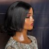 BeLady 12-16 Inches Turn-up Ready to wear Glueless Human Bob Wig With see Part Unit