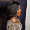 BeLady 12-16 Inches Turn-up Ready to wear Glueless Human Bob Wig With see Part Unit