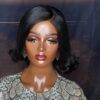 BeLady 12-16 Inches Turn-up Ready to wear Glueless Human Bob Wig With see Part Unit