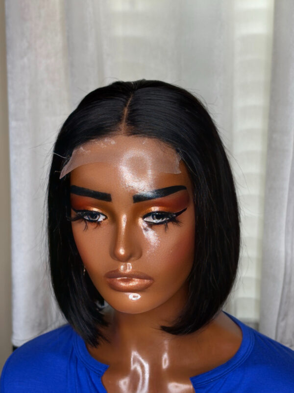 BeLady 8-16 inches Glueless Ready To Wear Short Bob Wigs Transparent Pre Cut Lace Wig 200_ - Image 4